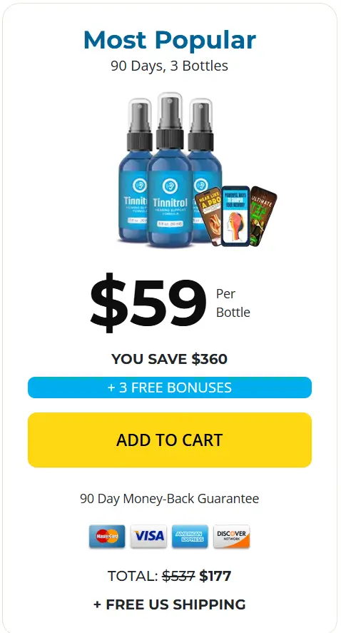tinnitrol order 3 bottles